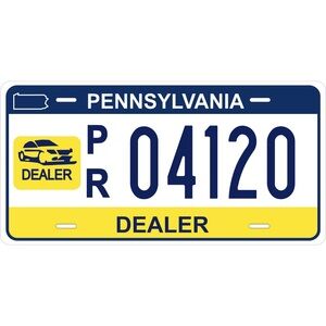 Pennsylvania Dealer Plate